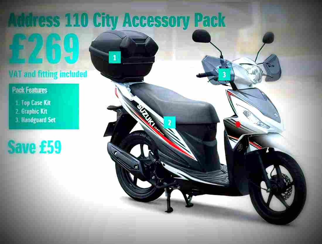 Suzuki Address 110 Address 110 2 motorbike A4 Photo Print