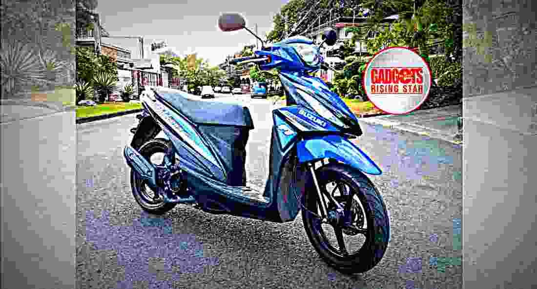 Suzuki Address 2017 1 motorbike A4 Photo Print