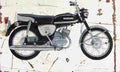 Suzuki B120 1967 Aged Vintage A4 Photo Print