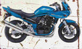 Suzuki Bandit 650S 2005 Aged Vintage A4 Photo Print