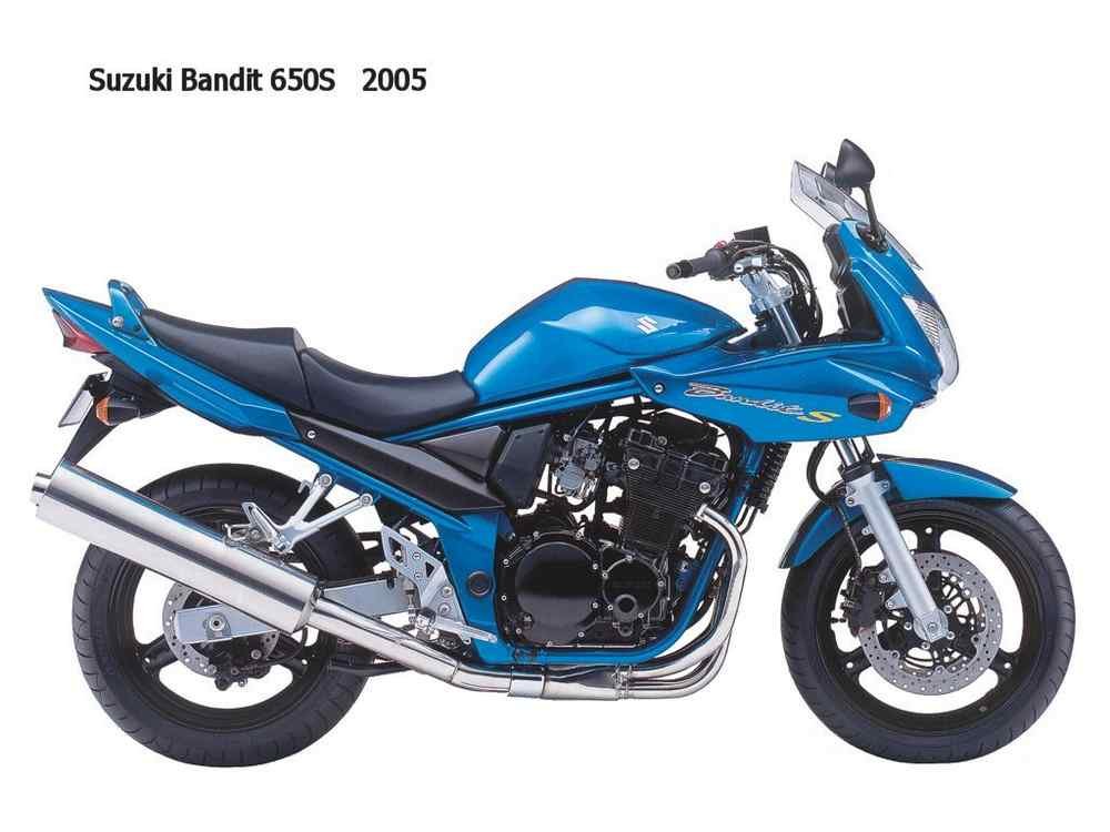 Suzuki Bandit 650S 2005 motorbike A4 Photo Print