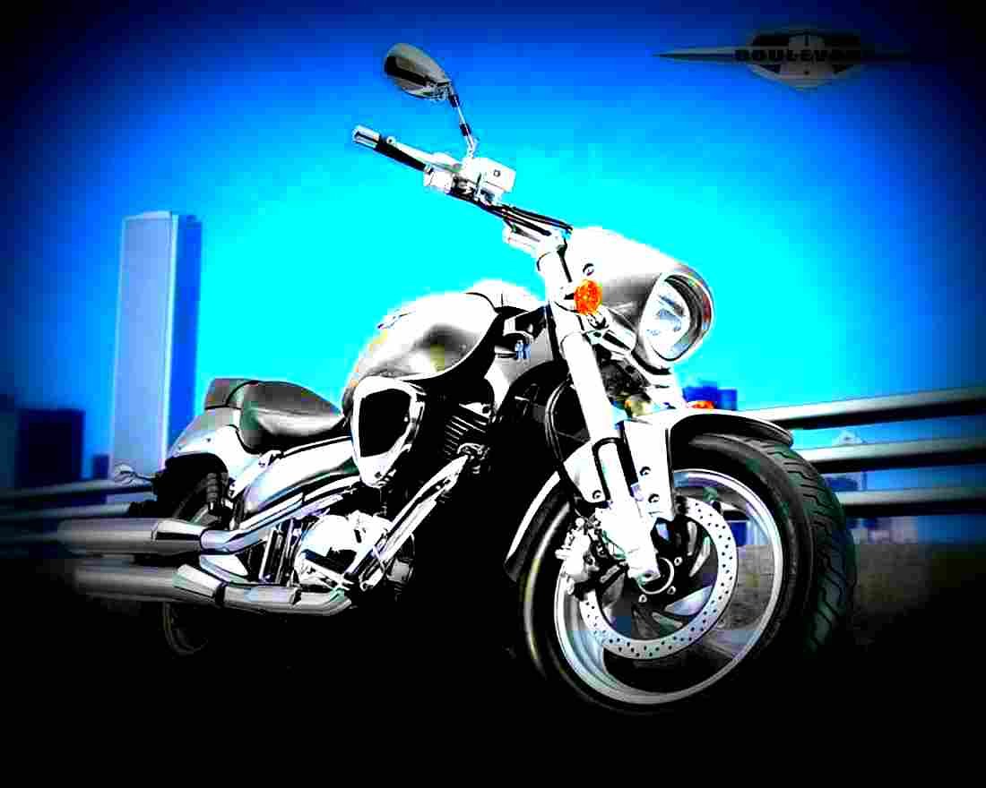 Suzuki Boulevard 400 400cc 2 motorbike A4 Photo Print