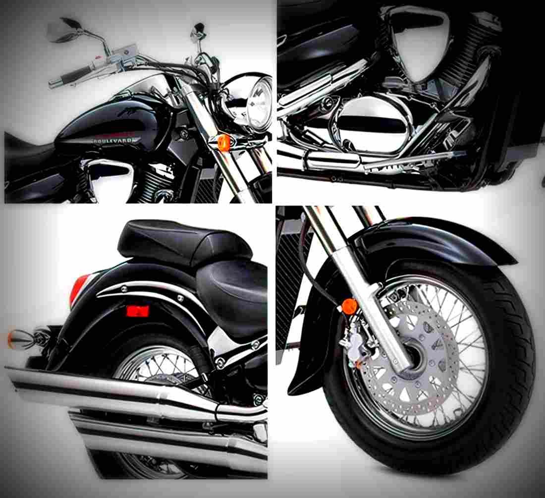 Suzuki Boulevard C50 2017 4 motorbike A4 Photo Print