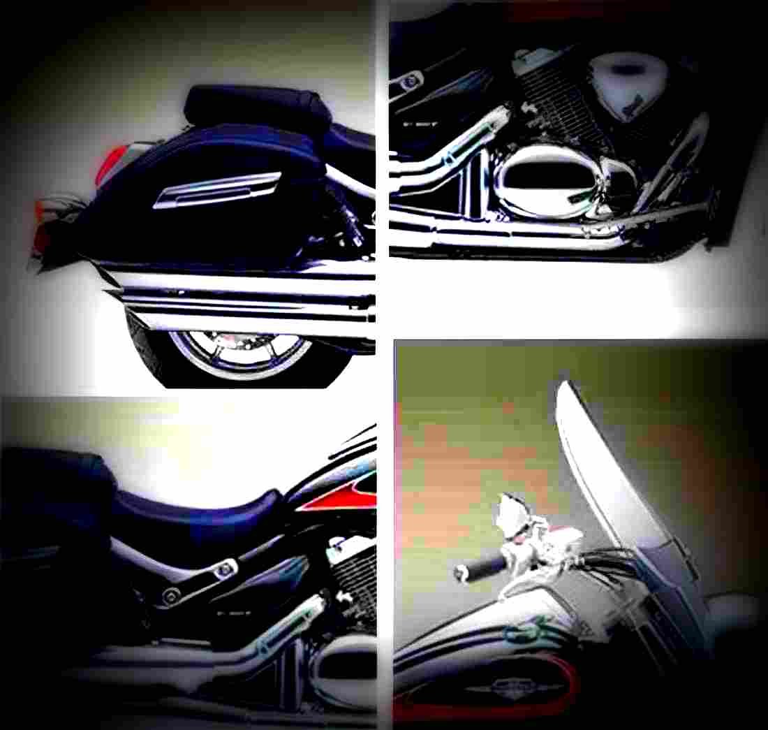 Suzuki Boulevard C90T 2017 3 motorbike A4 Photo Print