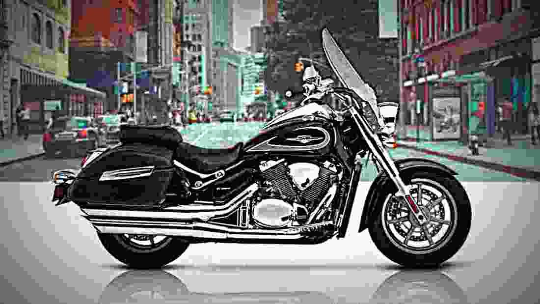Suzuki Boulevard C90T 2018 2 motorbike A4 Photo Print