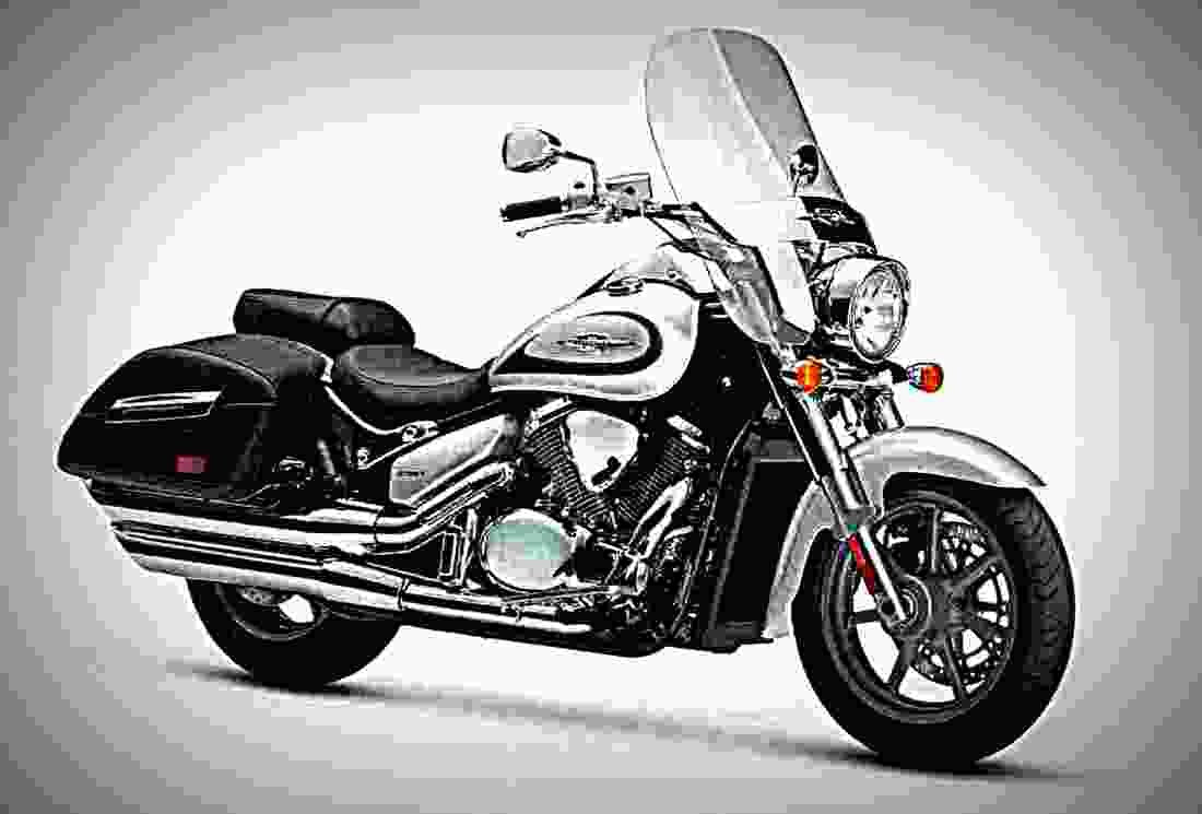 Suzuki Boulevard C90T 2019 2 motorbike A4 Photo Print