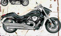 Suzuki Boulevard M109R 2006 Aged Vintage A4 Photo Print