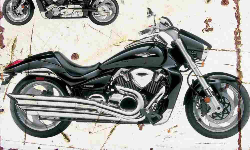 Suzuki Boulevard M109R 2006 Aged Vintage A4 Photo Print