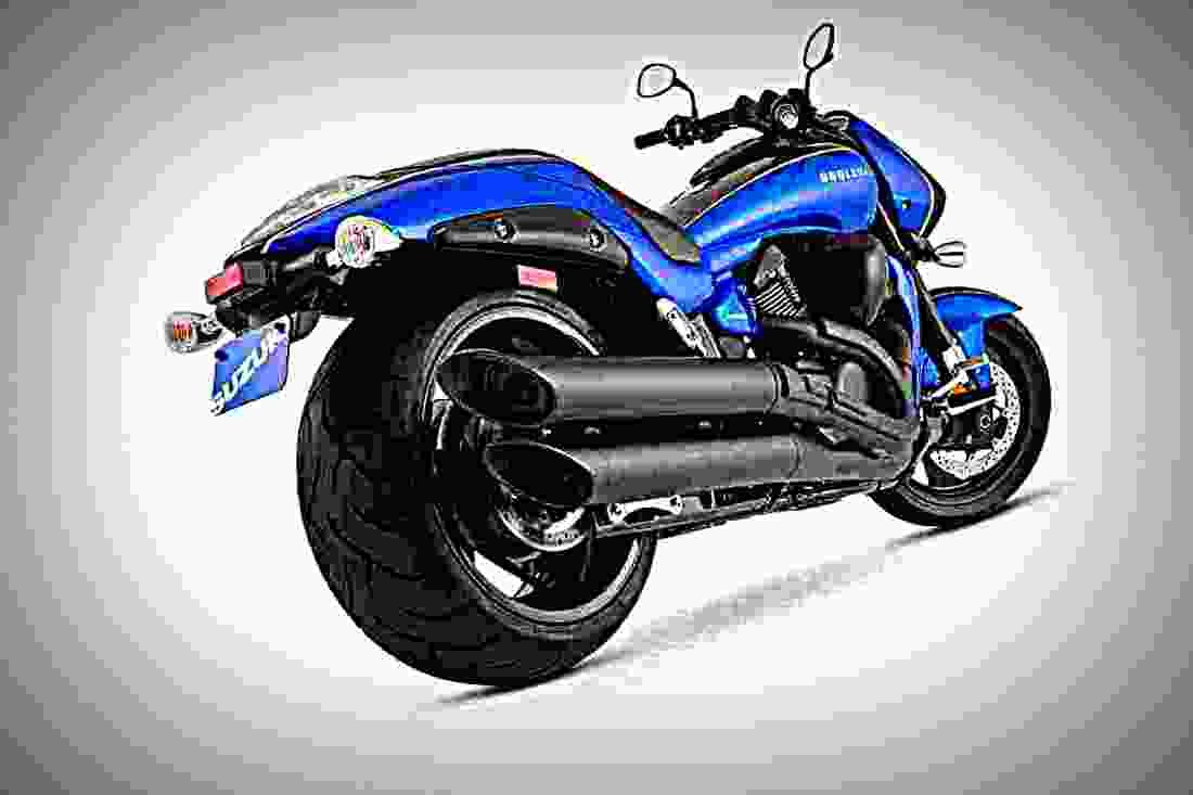 Suzuki Boulevard M109R 2017 2 motorbike A4 Photo Print