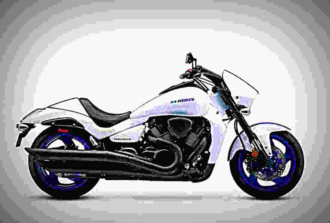 Suzuki Boulevard M109R B O S S 2019 3 motorbike A4 Photo Print