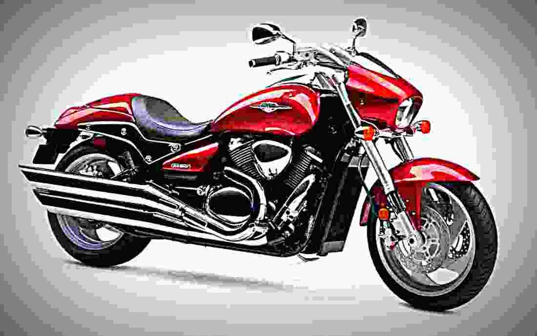 Suzuki Boulevard M90 2009 6 motorbike A4 Photo Print