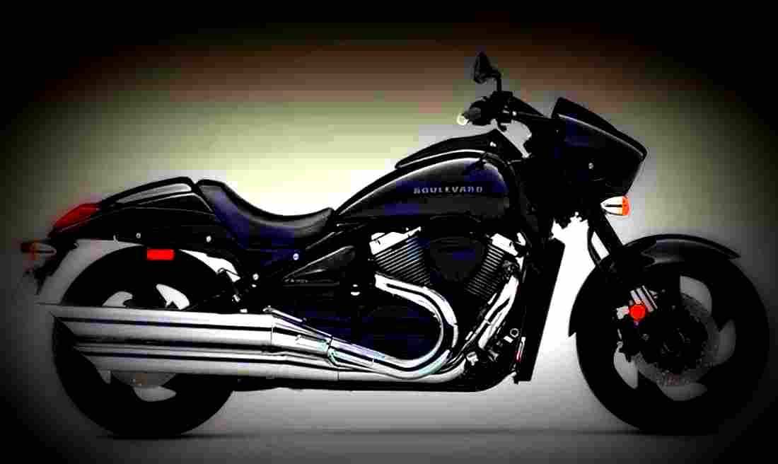 Suzuki Boulevard M90 2017 1 motorbike A4 Photo Print