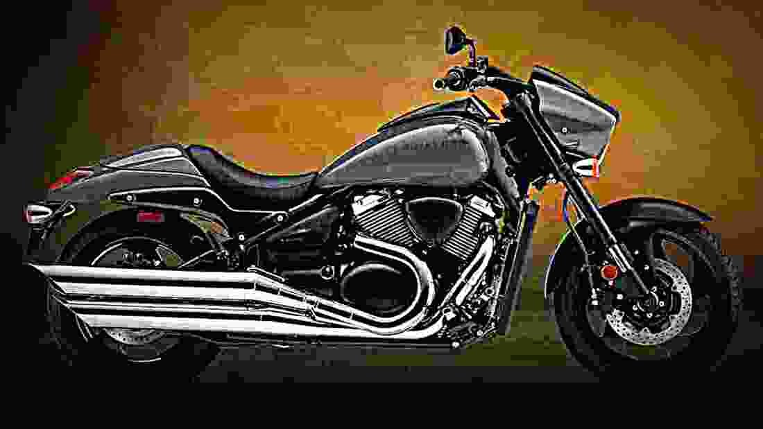 Suzuki Boulevard M90 2018 2 motorbike A4 Photo Print