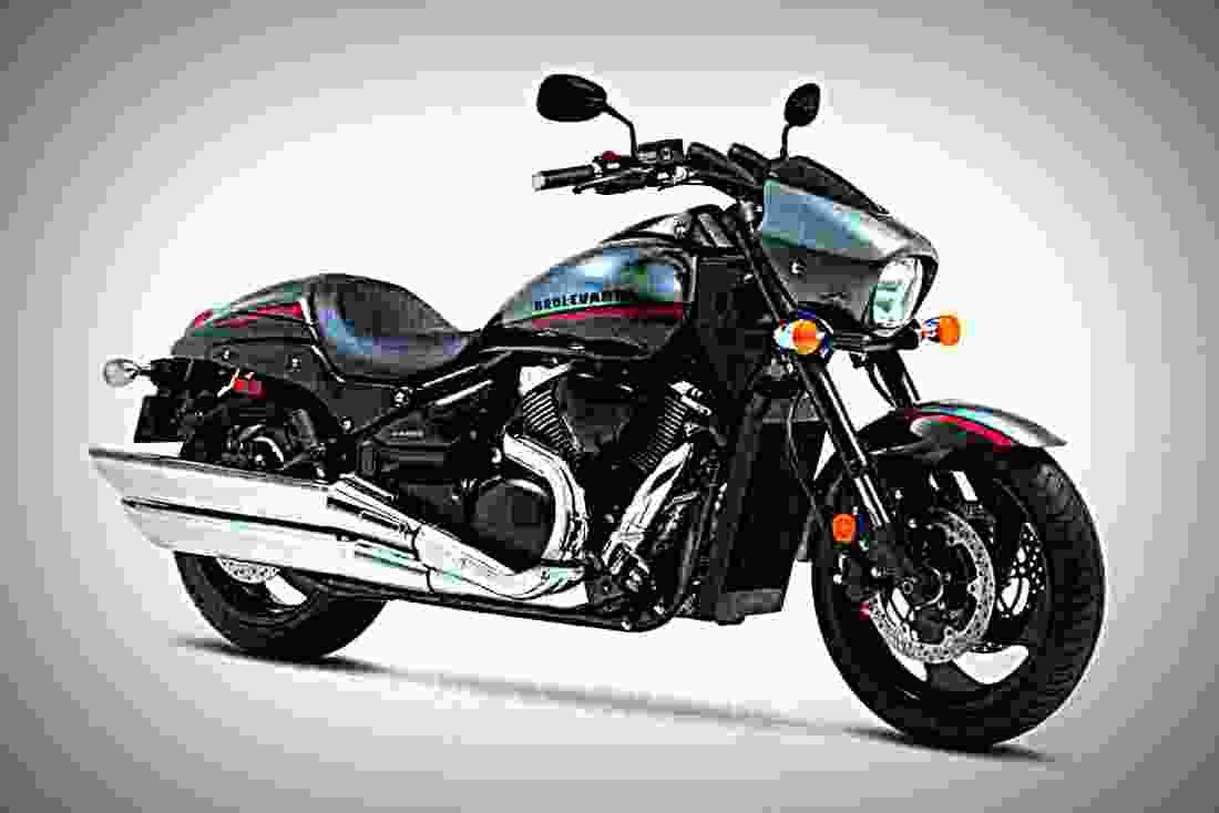 Suzuki Boulevard M90 2019 1 motorbike A4 Photo Print