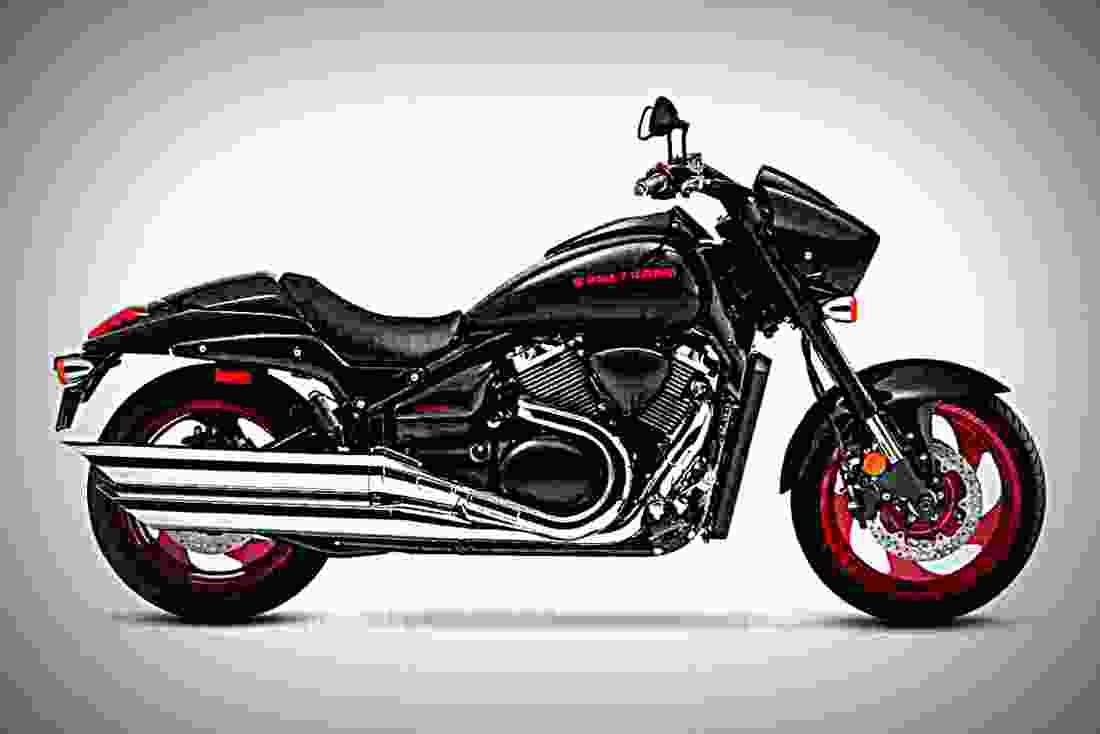 Suzuki Boulevard M90 2019 3 motorbike A4 Photo Print