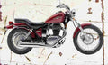 Suzuki Boulevard S40 2006 Aged Vintage A4 Photo Print