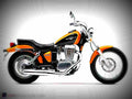 Suzuki Boulevard S40 2009 5 motorbike A4 Photo Print