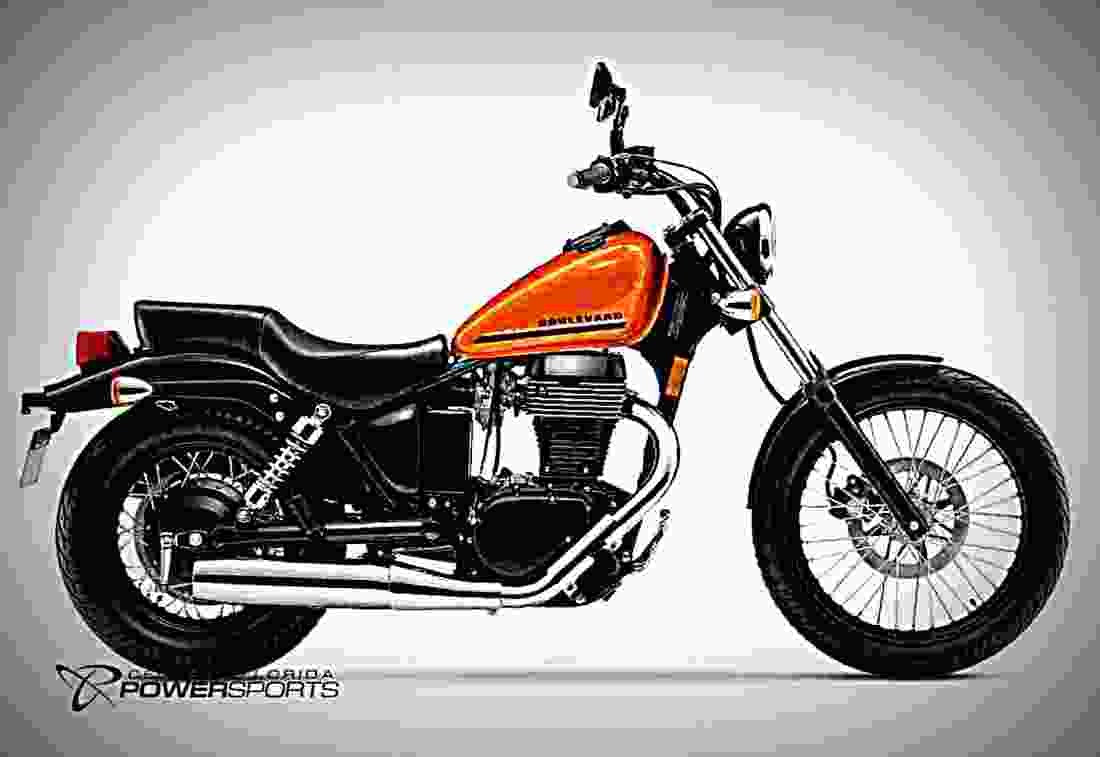 Suzuki Boulevard S40 2017 4 motorbike A4 Photo Print
