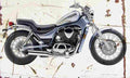 Suzuki Boulevard S50 2006 Aged Vintage A4 Photo Print