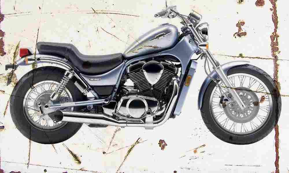 Suzuki Boulevard S50 2006 Aged Vintage A4 Photo Print