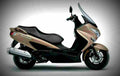 Suzuki Burgman 125 2017 3 motorbike A4 Photo Print