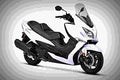 Suzuki Burgman 125 2018 3 motorbike A4 Photo Print