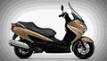 Suzuki Burgman 200 2017 3 motorbike A4 Photo Print