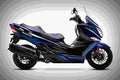 Suzuki Burgman 400 2019 3 motorbike A4 Photo Print