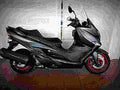Suzuki Burgman 400 ABS 2018 4 motorbike A4 Photo Print