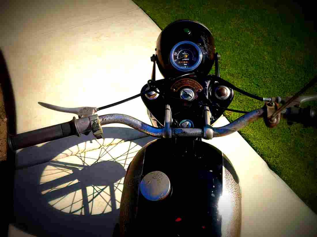 Suzuki Colleda Colleda 2 motorbike A4 Photo Print