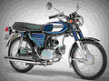 Suzuki Colleda Colleda 4 motorbike A4 Photo Print