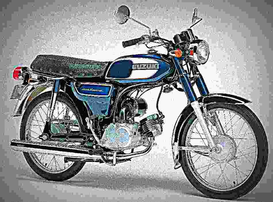 Suzuki Colleda Colleda 4 motorbike A4 Photo Print