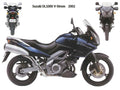 Suzuki DL1000 V Strom 2002 motorbike A4 Photo Print