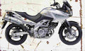 Suzuki DL650 V Strom 2004 Aged Vintage A4 Photo Print