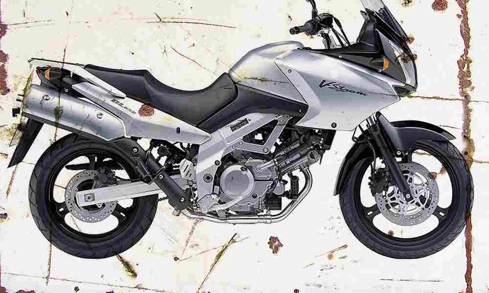 Suzuki DL650 V Strom 2004 Aged Vintage A4 Photo Print