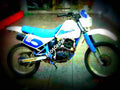 Suzuki DR 125 1991 2 motorbike A4 Photo Print