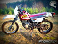 Suzuki DR 125 1992 1 motorbike A4 Photo Print
