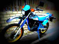 Suzuki DR 125 1992 4 motorbike A4 Photo Print