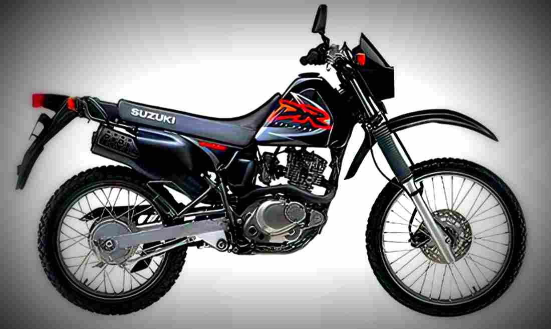 Suzuki DR 125 SE 2000 1 motorbike A4 Photo Print
