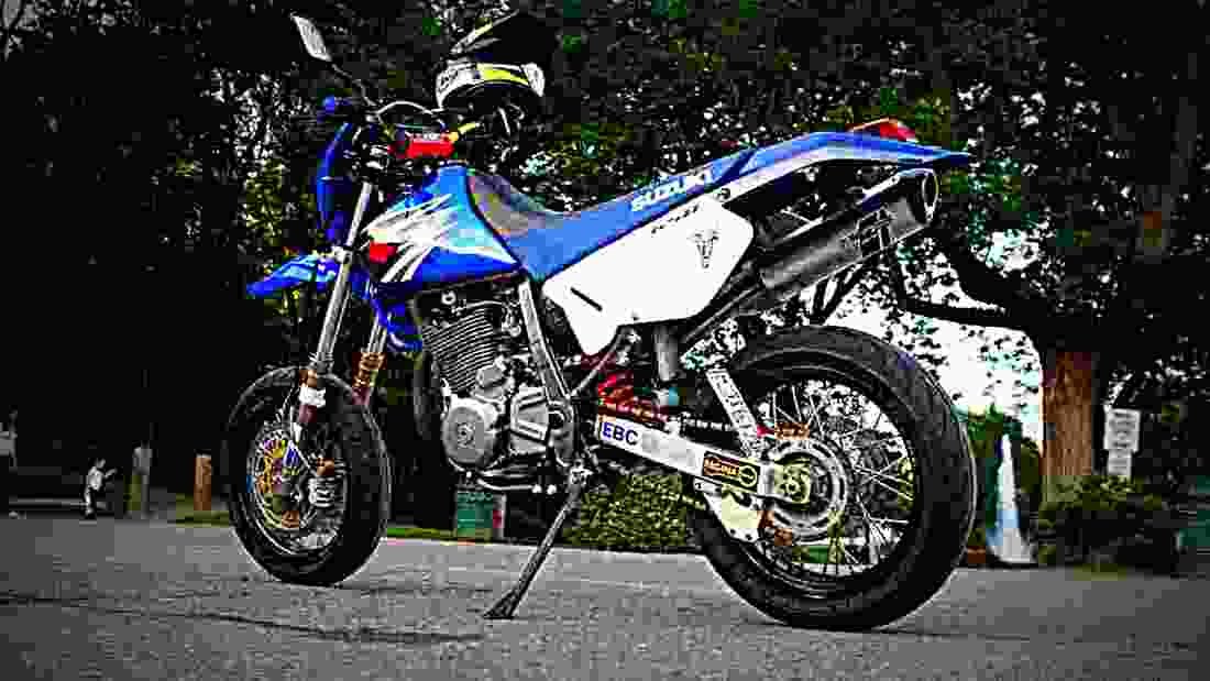 Suzuki DR 200 SE 2002 6 motorbike A4 Photo Print