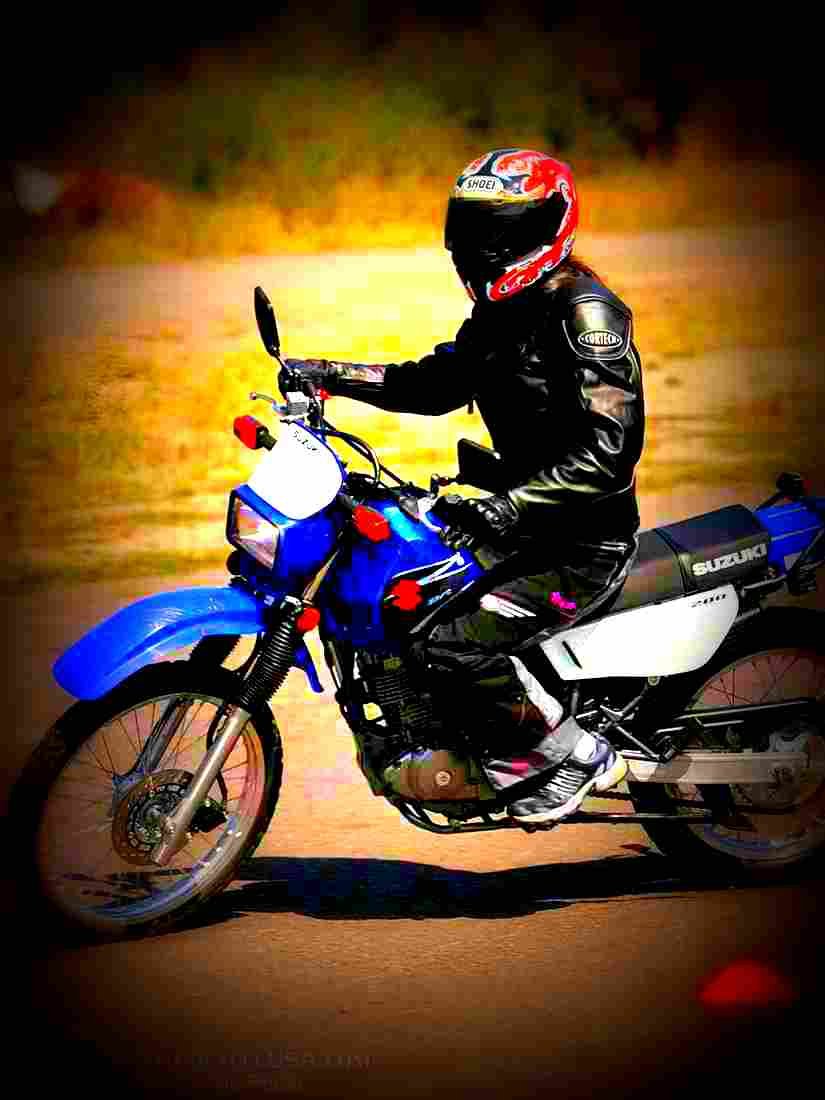 Suzuki DR 200 SE 2003 6 motorbike A4 Photo Print