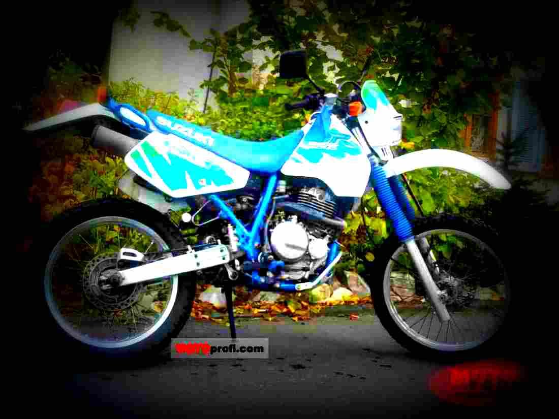 Suzuki DR 350 S 1991 1 motorbike A4 Photo Print