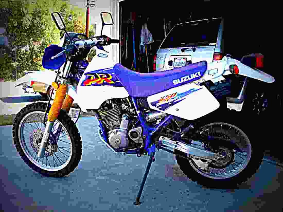 Suzuki DR 350 SE 1996 1 motorbike A4 Photo Print