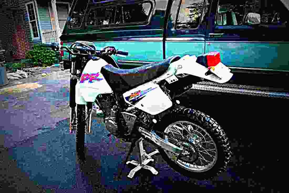 Suzuki DR 350 SE 1996 6 motorbike A4 Photo Print