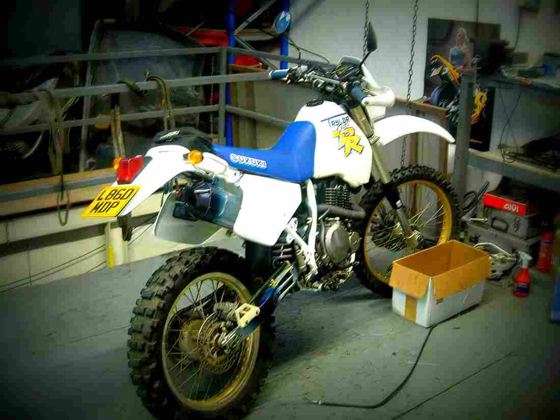 Suzuki DR 350 SE 1999 5 motorbike A4 Photo Print