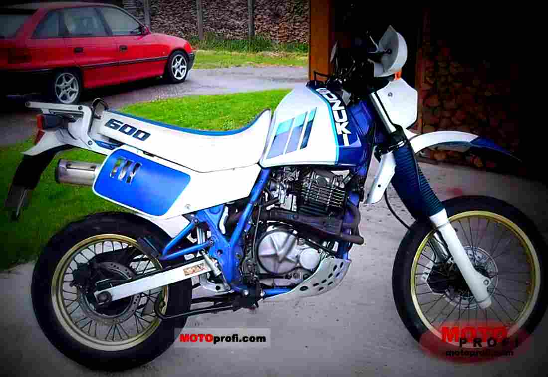 Suzuki DR 600 R Dakar 1986 1 motorbike A4 Photo Print
