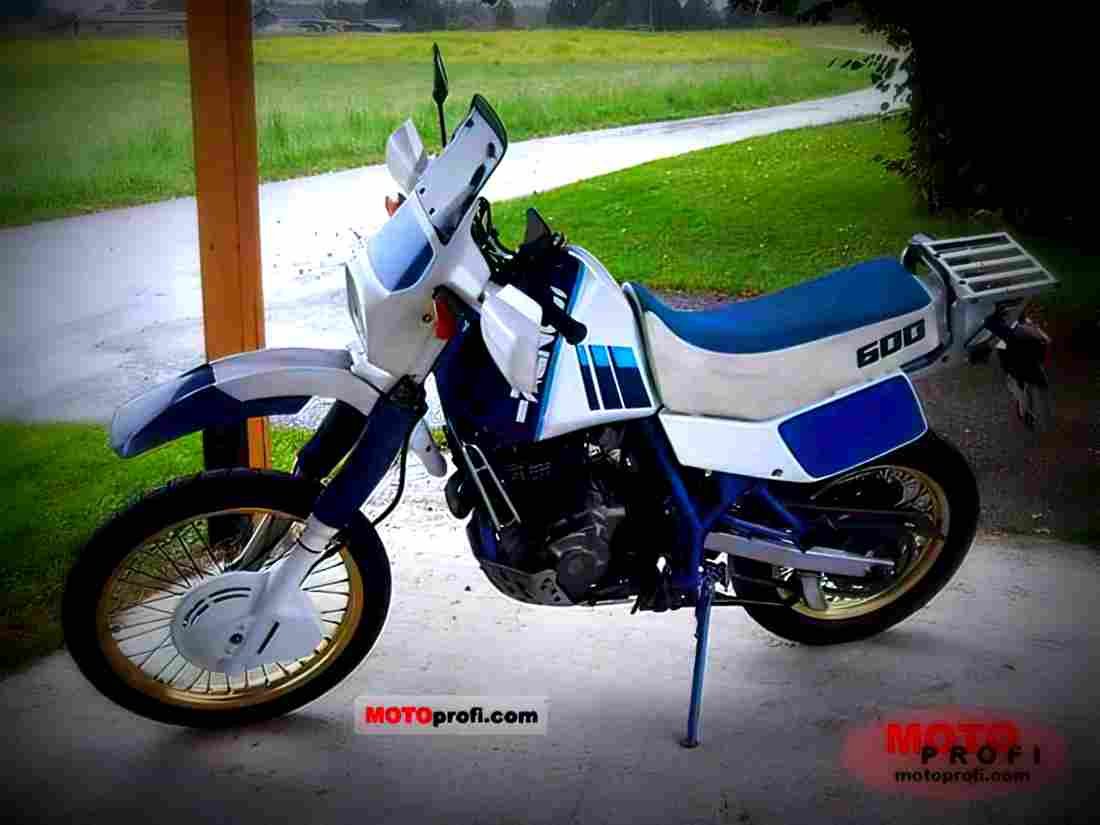 Suzuki DR 600 R Dakar 1989 1 motorbike A4 Photo Print