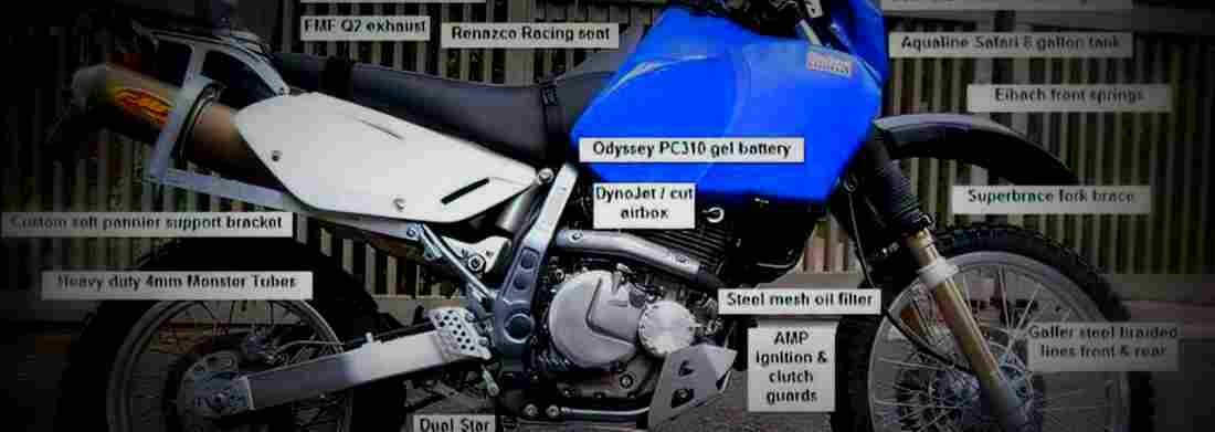 Suzuki DR 600 R Dakar (reduced effect) 1989 1 800x284 motorbike A4 Photo Print