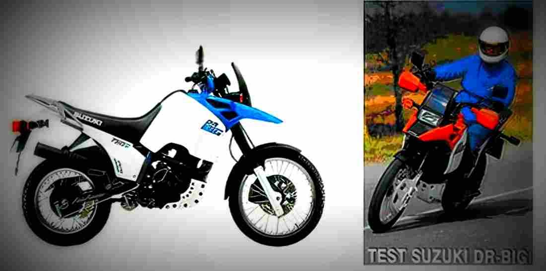 Suzuki DR 600 R Dakar (reduced effect) 1989 2 motorbike A4 Photo Print