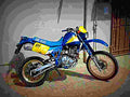 Suzuki DR 600 S 1988 3 motorbike A4 Photo Print